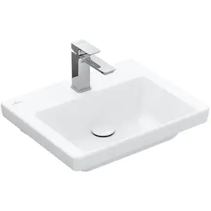 Villeroy & Boch, Lavabo, V&B lave-mains SUBWAY 3.0 500x400mm o ÜL avec...
