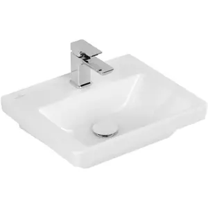Villeroy & Boch, Lavabo, V&B lave-mains SUBWAY 3.0 450x370mm o ÜL avec...