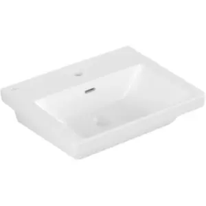 Villeroy & Boch, Lavabo, V&B lavabo SUBWAY 3.0 550x440mm m ÜL m HL stone white C+ (440 mm, 550 mm)