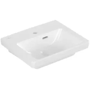Villeroy & Boch, Lavabo, V&B lave-mains SUBWAY 3.0 450x370mm avec cuvette et lavabo blanc (370 mm, 450 mm)