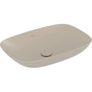 Villeroy & Boch, Lavabo, V&B lavabo à poser LOOP & FRIENDS avec PL 620x420mm almond C+ (420 mm, 620 mm)