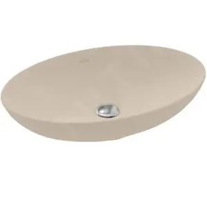 Villeroy & Boch, Lavabo, V&B lavabo à poser LOOP & FRIENDS avec PLUS 560x380mm almond C+ (380 mm, 560 mm) pas cher