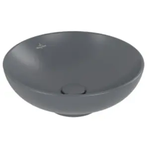 Villeroy & Boch, Lavabo, Lavabo à poser V&B LOOP & FRIENDS avec PLC d= 420mm graphite C+ (420 mm, 420 mm) pas cher
