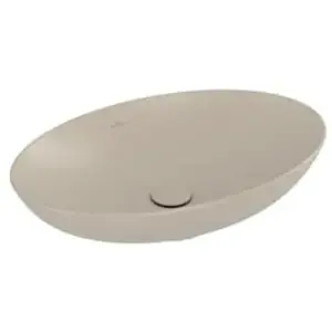 Villeroy & Boch, Lavabo, V&B lavabo à poser LOOP & FRIENDS avec PL 620x420mm almond C+ (420 mm, 620 mm)