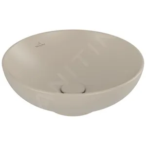 Villeroy & Boch, Évier, Lavabo à poser V&B LOOP & FRIENDS avec PLC d= 420mm almond C+ (42 cm, 42 cm) pas cher