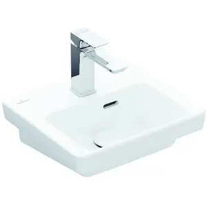 Villeroy & Boch Subway 3.0 fontein 37x30.5x13.5cm met 1 kraangat en ov... pas cher
