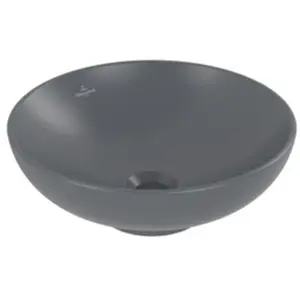 Villeroy & Boch, Lavabo, V&B lavabo à poser LOOP & FRIENDS sans PLL d= 420mm graphite C+ (420 mm, 420 mm)