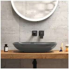 Vasque - VILLEROY & BOCH - Loop & Friends - Graphite - Céramique - 62 ... pas cher