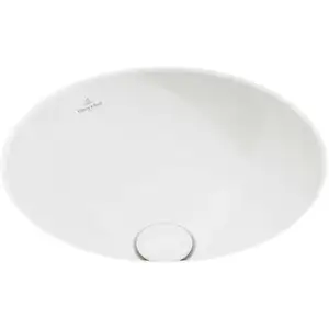 Villeroy & Boch, Lavabo, V&B lavabo à encastrer LOOP & FRIENDS sans vidage, rond d= 380mm we C+ (380 mm, 380 mm)