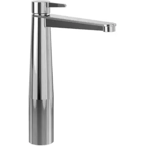 Mitigeur lavabo surélevé - VILLEROY & BOCH - Conum - Jet laminaire - Chromé pas cher