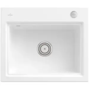 Évier Subway Style 60 S - VILLEROY & BOCH - Blanc - Céramique - Vidage...Vendu parcdiscount