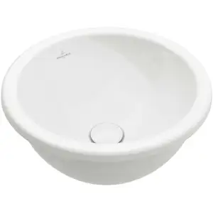 Villeroy & Boch, Lavabo, V&B lavabo encastré LOOP & FRIENDS avec PLL, rond d= 390mm we C+ (390 mm, 390 mm) pas cher
