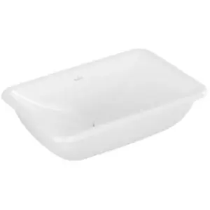 Villeroy & Boch Loop&Friends - Inbouw wastafel, 54x34 cm, met overloop, CeramicPlus, alpine wit 4A5700R1