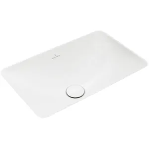 Villeroy & Boch Loop&Friends - Onderbouw wastafel, 62x38 cm, zonder overloop, CeramicPlus, alpine wit 4A5801R1