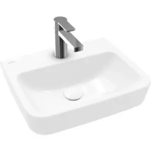 Villeroy & Boch, Lavabo, V&B lave-mains O.NOVO 450x370mm sans cuvette, blanc C (370 mm, 450 mm)