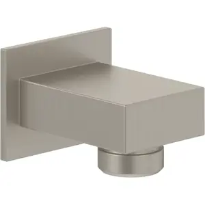 Coude de raccordement mural VILLEROY ET BOCH Universal Showers rectangle Brushed Nickel Matt pas cher