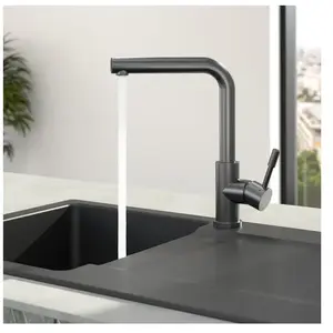 Robinetterie de cuisine Villeroy Modern Steel en Acier inoxydable Anthracite pas cher