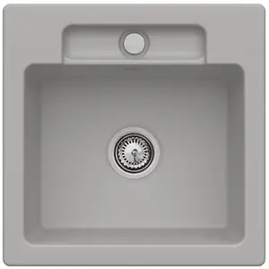 Evier - VILLEROY & BOCH - Siluet 50 S - 1 bac - Fossile CeramicPlus pas cher