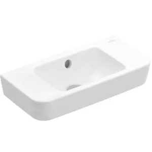 Villeroy & Boch, Lavabo, V&B lave-mains O.NOVO COMPACT 500x250mm o HL avec ÜL we C+ (250 mm, 500 mm)
