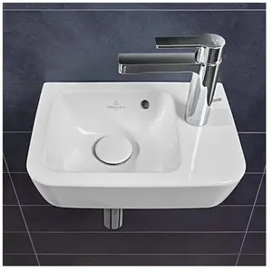 Comparateur de prix : Villeroy & Boch O.novo Lave-mains Compact 360x250 mm, avec trop-plein,...