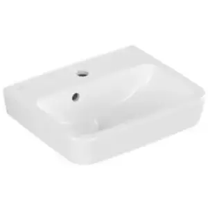 Villeroy & Boch, Lavabo, V&B Lave-mains à poser O.NOVO 450x370mm avec PLC we C+ (370 mm, 450 mm)