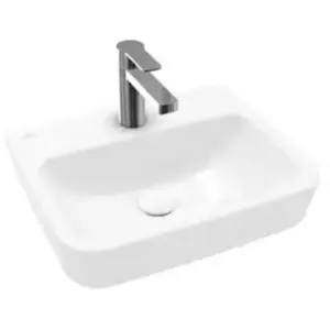Villeroy & Boch, Lavabo, V&B Lave-mains à poser O.NOVO 450x370mm sans cuvette, blanc C (370 mm, 450 mm)