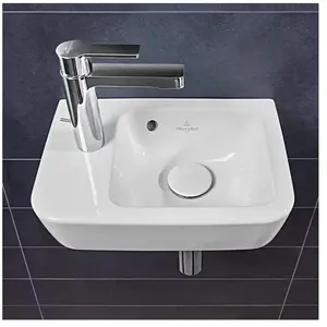 Comparateur de prix : Villeroy & Boch O.novo Lave-mains Compact 360x250 mm, avec trop-plein,...