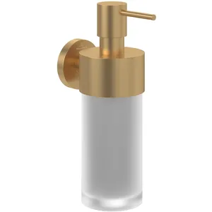 Villeroy & Boch, Distributeur de savon + porte-savon, Elements - Distributeur de savon Tender, 70 x 120 x 209 mm