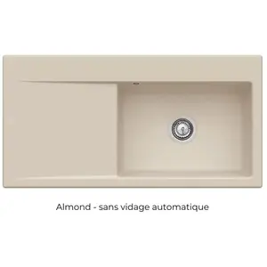 Evier - VILLEROY & BOCH - Subway Style 60 - 1 bac - Egouttoir à droite...Vendu parcdiscount