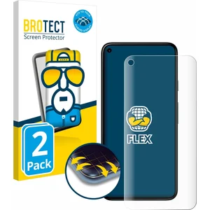 BROTECT - Screenprotector voor Google Pixel 5 - Folie Beschermfolie transparant volledig dekking - (2 Stuks) pas cher