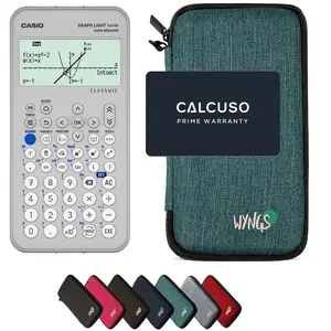 Calculatrice Casio Graph Light avec Housse de Protection WYNGS incluse...