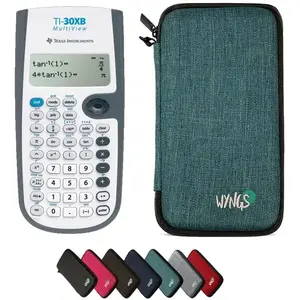 Texas Instruments CALCUSO Basispakket Turkoois met Rekenmachine TI-30XB MultiView en uitgebreide garantie van CALCUSO