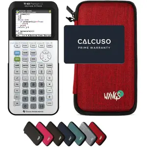 TI-83 Premium CE Edition Python avec Housse de Protection WYNGS inclus... pas cher
