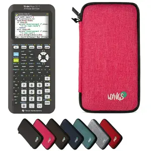 Texas Instruments CALCUSO Basispakket roze met Grafische Rekenmachine TI-84 Plus CE-T Python Edition