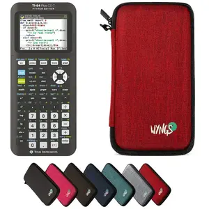 Texas Instruments CALCUSO Basispakket rood met Grafische Rekenmachine TI-84 Plus CE-T Python Edition