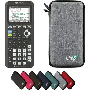 Texas Instruments CALCUSO Basispakket lichtgrijs met Grafische Rekenmachine TI-84 Plus CE-T Python Edition en uitgebreide garantie van CALCUSO