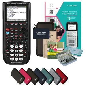 Calculatrice CALCUSO Ensemble Premium noir avec Calculatrice Graphique... pas cher
