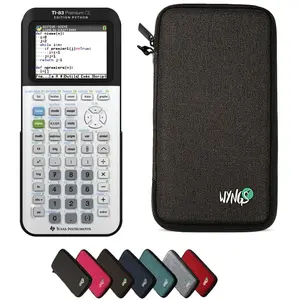 Calculatrice TI-83 Premium CE Edition Python avec Housse de Protection...