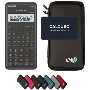 CALCUSO Basispakket zwart met Rekenmachine Casio fx-82 MS 2nd edition en uitgebreide garantie van CALCUSO pas cher