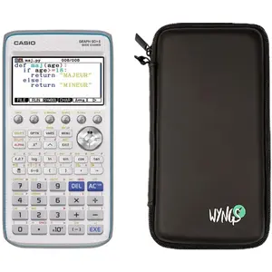 Calculatrice Casio Graph 90+E avec Housse de Protection WYNGS incluse ... pas cher