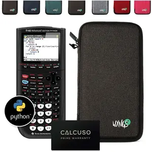 Calculatrice TI-82 Advanced Edition Python avec Housse de Protection W... pas cher