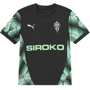 Puma T-shirt à Manches Courtes Sporting Gijón 24/25 Junior Away pas cher