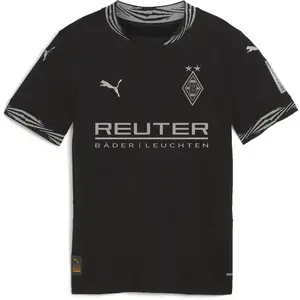 Puma, Garçons, T-shirt de sport, BMG Third Jersey Replica Jr avec sponsor (176), Noir, 176 pas cher