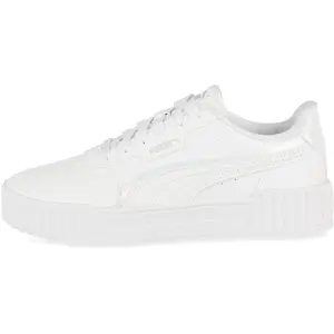 Puma Chaussures Basses Cuir Ou Simili Puma Carina 3.0 Holo 2.0 Jr Blanc - 39 pas cher