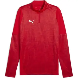 Puma, Hommes, Pull-over, teamCUP Training 1/4 Zip Top, Rouge, (L) pas cher