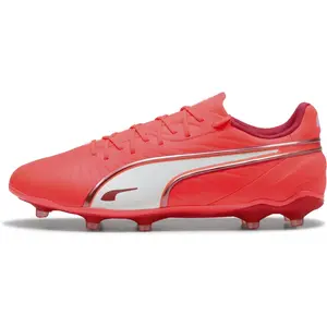 Puma, Hommes, Chaussures de football, King Match Fg/Ag (46), Rouge pas cher