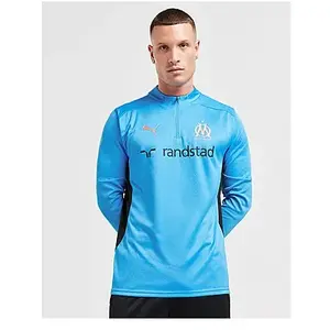 PUMA Haut d'entraînement Olympique Marseille Homme - Blue, Blue S pas cher