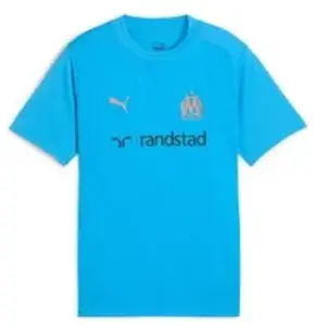 PUMA Maillot d'entraînement Olympique de Marseille Junior - Blue, Blue 9-10Y pas cher