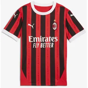 Puma T-shirt Manches Courtes Junior Domicile Ac MilanVendu parcdiscount