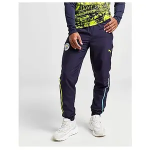 Puma, Hommes, Bas de sport, Pantalon MCFC Prematch Woven (S), Bleu, SVendu parbol